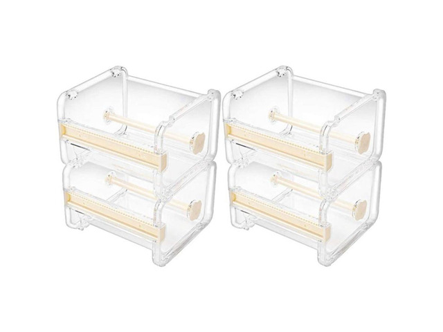 4Pack Transparent Washi Tape Dispenser