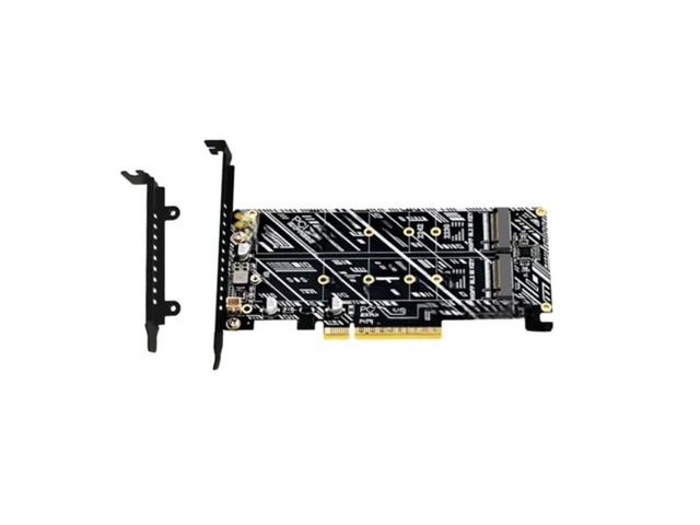 Dual NVME M.2 RAID PCIE5.0 Expansion Card