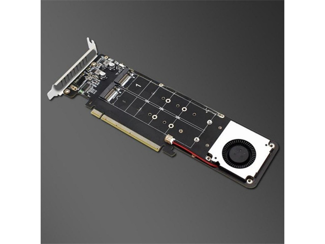 Dual NVME RAID PCI-E X16 Split Card