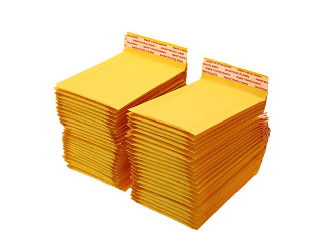 100Pcs Kraft Paper Bubble Envelopes
