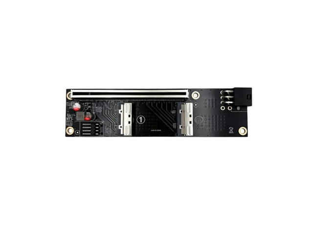 MCIO 5.0 2Port to PCI-E 5.0 Adapter