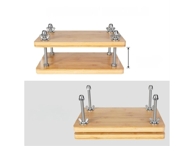 Wooden Bamboo Bookbinding Press Kit