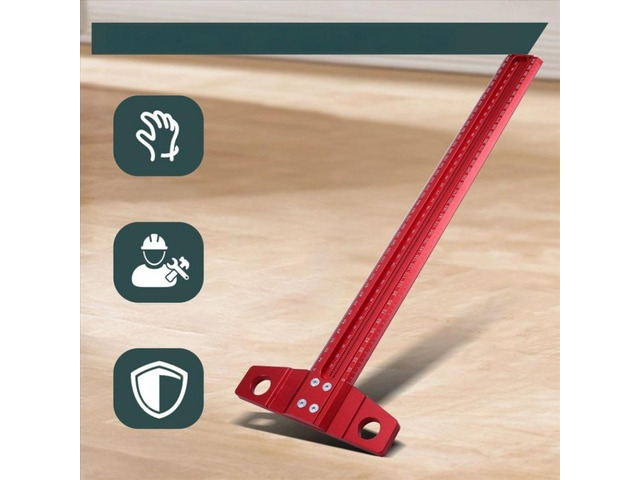 Precision Marking T-Rule Carpenter Ruler