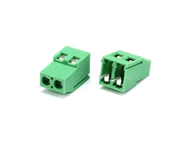 FOR 100pcs KF126 5.0MM 2P 3P 250V 8A PCB Screw Terminal Block