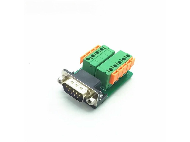 FOR 10pcs DB9 D-SUB ADAPTER 9 Pin Port Female Male Breakout Terminal