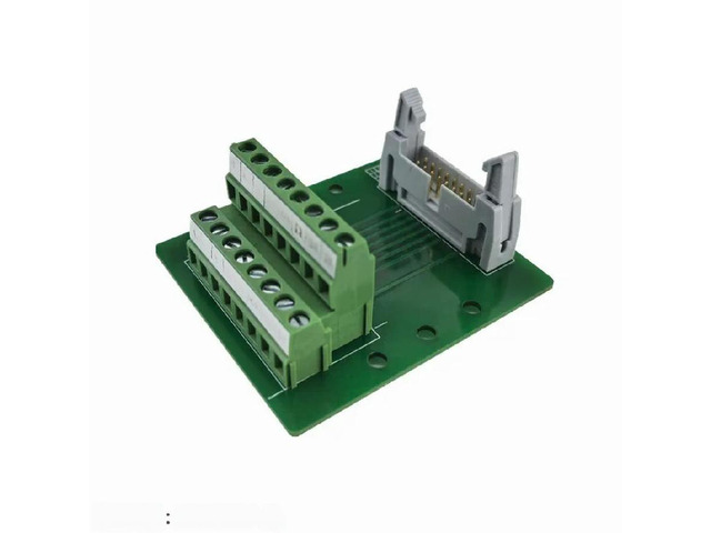 FOR 2pcs IDC16 16 Pin Male Connector to 16P Terminal Block Breakout