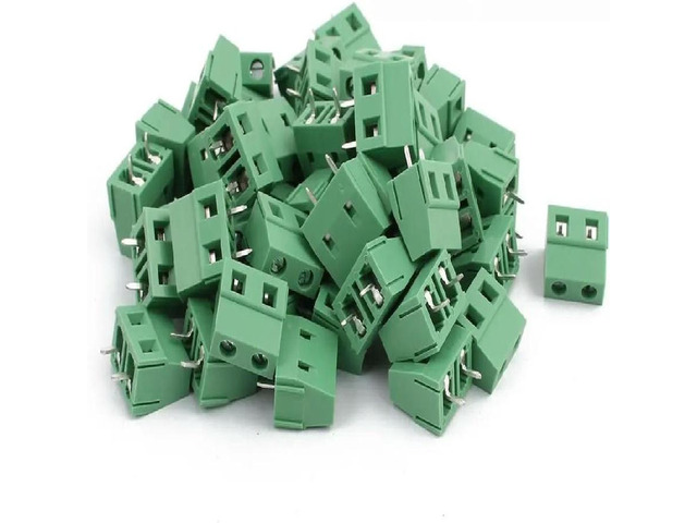 FOR 100Pcs KF128 7.5mm 7.62mm 2P 3P PCB Screw Terminal Block