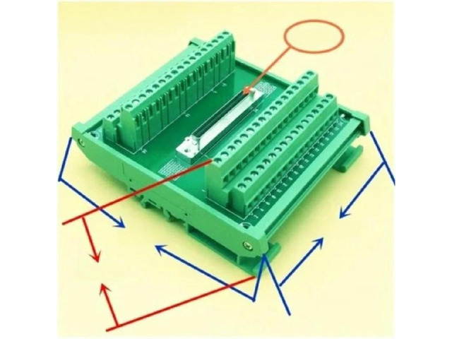 FOR Universal SCSI 68 SCSI68 Breakout Board Terminal Module DB68