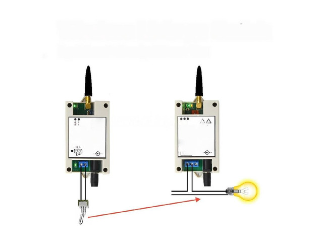 FOR Sender Receiver 1km Wireless Remote Relay Controller Linkage