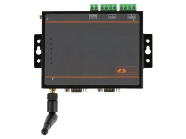 FOR Industrial Grade 2 Ports Serial Device Server to Ethernet/Wi-Fi