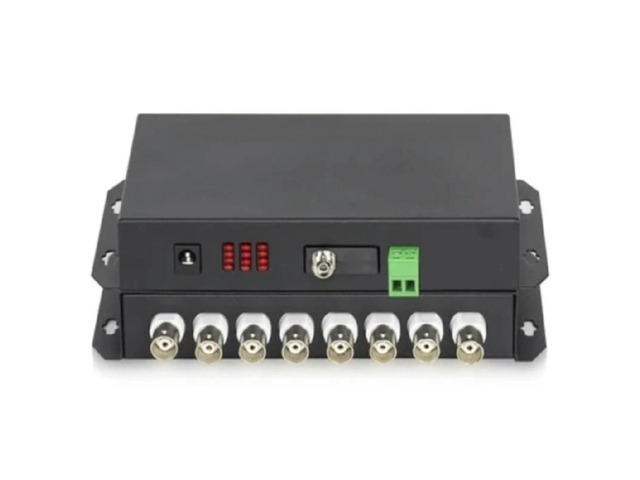 FOR 1 Pair 8 Channel Video + 1-CH RS485 Digital Optical Converter