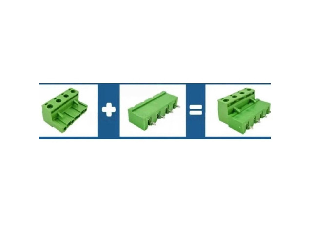 FOR 100 Sets 2EDG 5.08 Terminal Block Male Female Connector