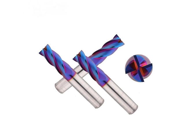 HRC65 4 Flutes Straight Shank Tungsten Carbide