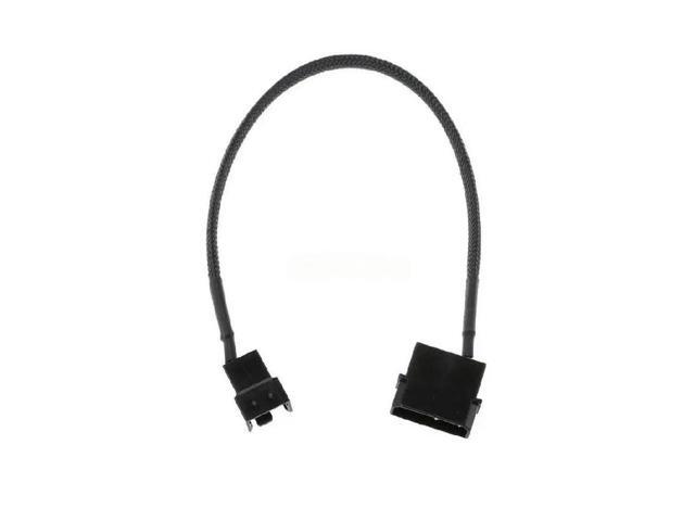 4-Pin Male to 3-Pin/4-Pin PWM Case Fan Adapter Cable 27cm