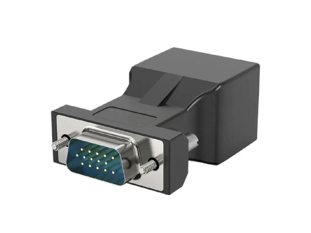 Long Distance VGA Booster to RJ45 Adapter for Networking