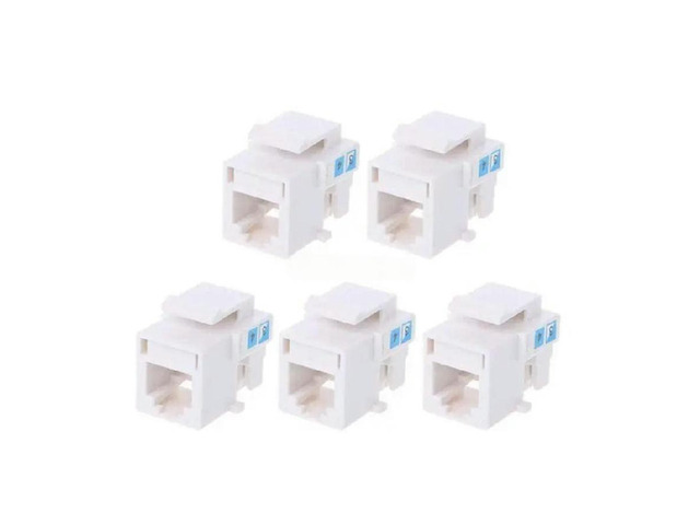 5Pcs Tool-free RJ11 CAT3 Voice Module Gold-plated Adapter