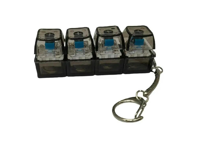 1PC Mechanical Keyboard Switches Tester Keychain Gift LED