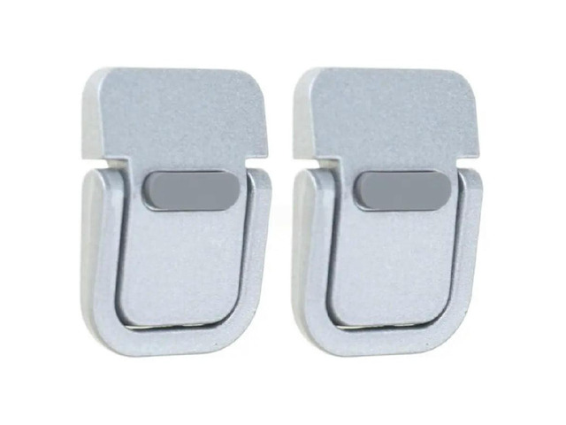 2Pcs Aluminium Self-Adhesive Keyboard Stand Invisible