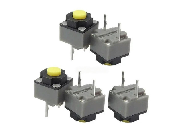 5PCS Mute Button 6x6x7.3mm Silent Mouse Micro Switch