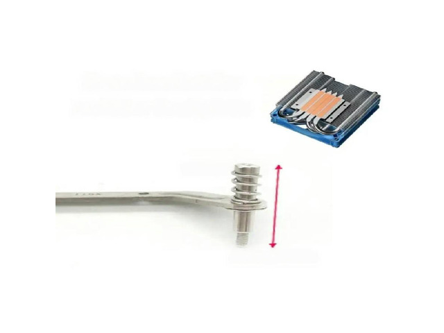 Metal CPU Fan Heatsink Mounting Backplane for LGA115X