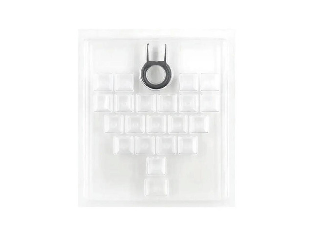 Translucent Keycaps 21Keys Fogged Love Night Glow