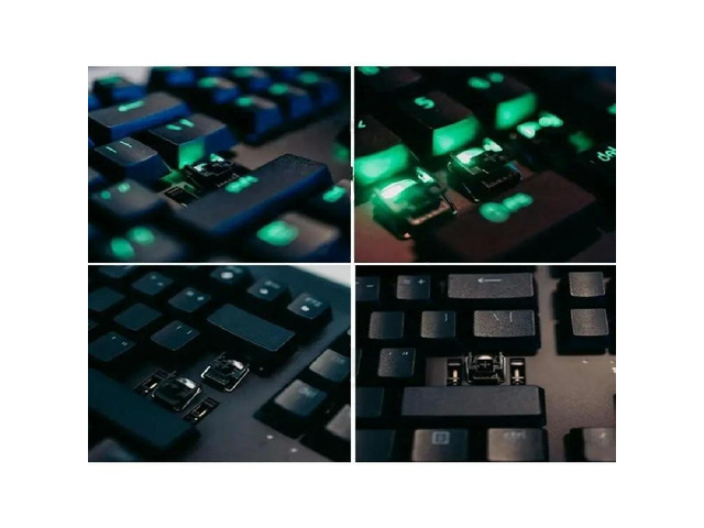 Black Optical Switches Hot Swap for Gaming Keyboard