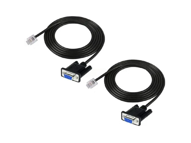 RJ11 6P4C to RS232DB9 Female Console Cable Easy Setup