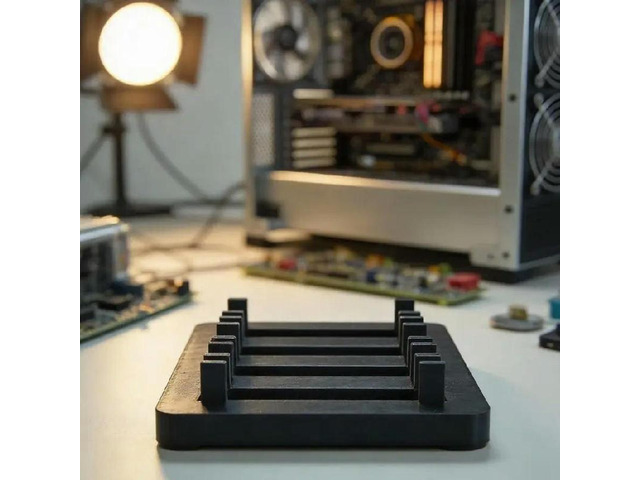 4 Slots Plastic Mining Rig Tray Holder Stand