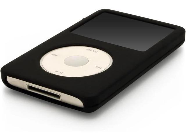 DIXSG Silicone Skin Case Cover for iPod Classic 6th 7th 80GB, 120GB Thin 160GB and iPod Video 5th 30gb Black