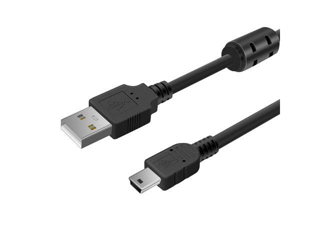 DIXSG Mini USB Cable Type A to Mini B Charger Cord for PS3 Controller,MP3 Players,Dash Cam, Digital Camera, Compatible with GoPro Hero 3+.