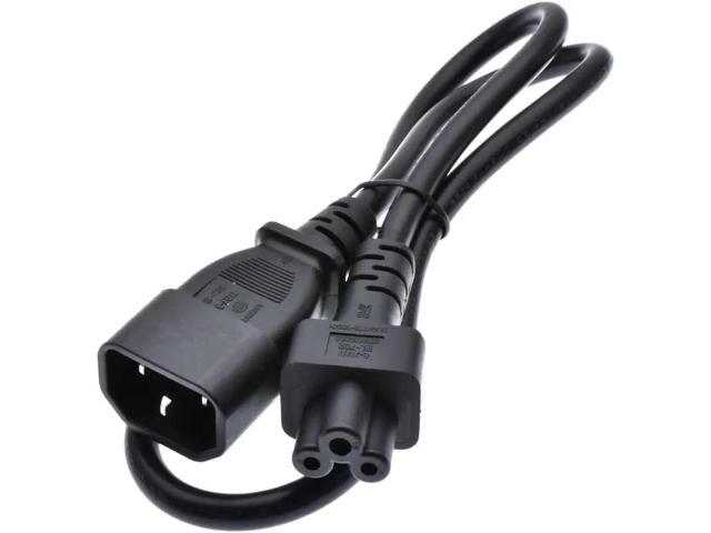 DIXSG C14 to C5 Power Plug Cable,IEC 320 C14 Male to C5 Female Adapter Cable,Universal Power Adapter IEC 320 C14 to C5 Adapter Converter C5 to C14...