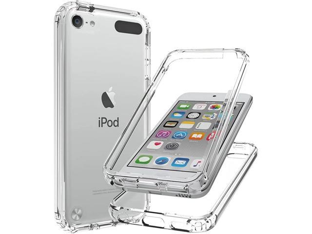 DIXSG Clear iPod Touch 7th Generation Case Heavy Duty Full Body Rugged Slim Fit Shockproof Cover for iPod Touch 5/6/7th Generation