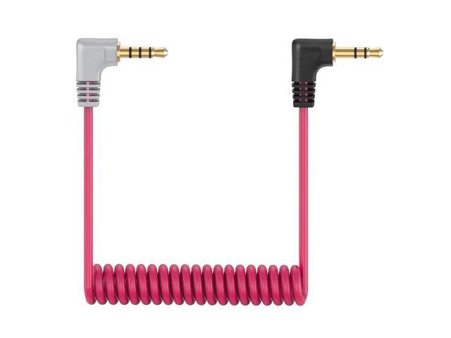DIXSG 3.5mm TRS to TRRS Microphone Patch Cable Mic Cord Compatible with iP, Phone, Smartphone, Tablets for Rode SC7, VideoMic, VideoMicro Go, BOYA...