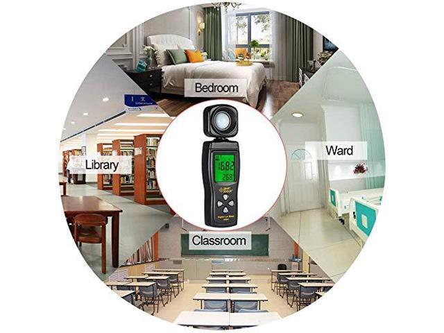 DIXSG Digital Lux Meter, Illuminometer, Photometer, 0200,000 Lux Measure Range, Lux/FC Unit Selection for Homes, Agriculture, Warehouses, Farms,...