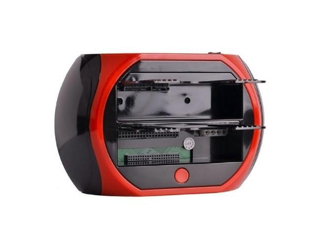 DIXSG All in 1 HDD Docking,2.5''/3.5'' SATA Multi-Function HDD Docking Station SATA Hard Disk Base USB HUB Reader