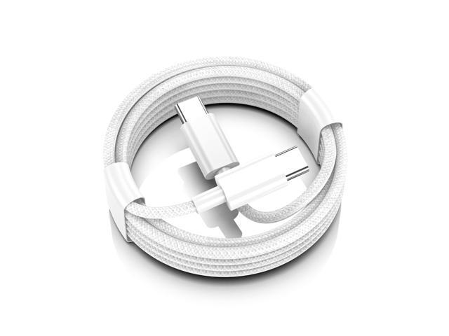 DIXSG Charger Cable,3FT Braided USB-C to USB-C Fast Charging Cord,60W Type-C USBC Cable for Phone 17/17 Pro Max/17 Air, Pad Pro/Air, MacBook