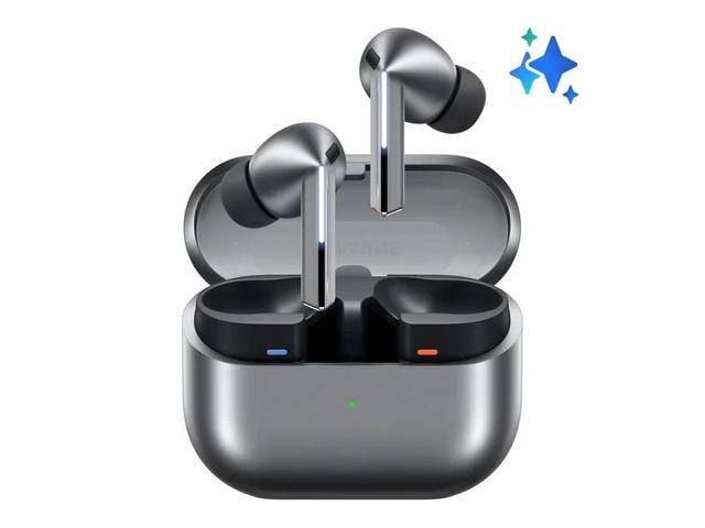 Samsung Galaxy Buds3 Pro, In-Ear Noise Cancelling True Wireless Earbuds with Charging Case, Brand New (International Version) - Silver