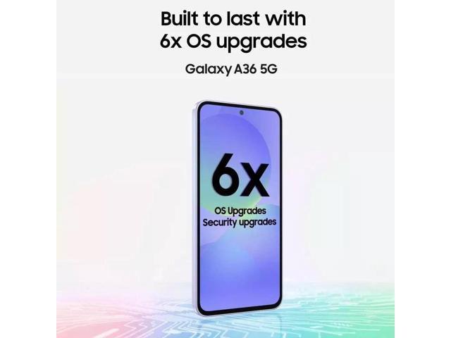 Samsung Galaxy A36 5G AI, 256GB 8GB RAM, Android Smartphone, Latin Version, Dual Sim, Unlocked, New (International Version) - Awesome Lavender