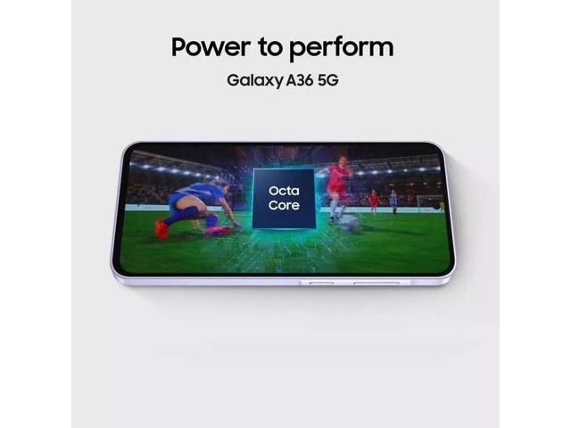 Samsung Galaxy A36 5G AI, 256GB 8GB RAM, Android Smartphone, Latin Version, Dual Sim, Unlocked, New (International Version) - Awesome Lavender
