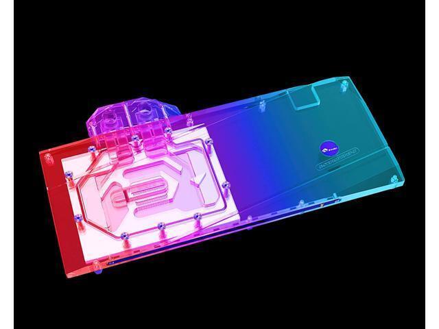 Bykski Full Coverage GPU Water Block and Backplate for Zotac RTX 3090Ti 24G6X PGF OC (N-ST3090TIPGF-X)