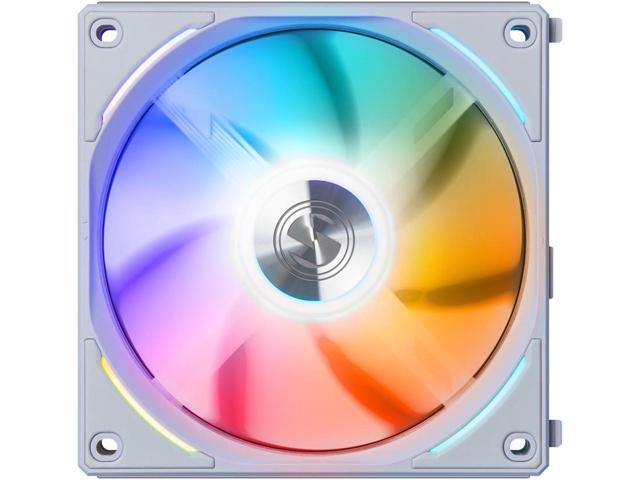 LIAN LI UNI FAN AL120 RGB White 12CM FAN SINGLE PACK WITHOUT CONTROLLER