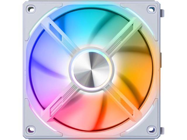 LIAN LI UNI FAN AL120 RGB White 12CM FAN SINGLE PACK WITHOUT CONTROLLER