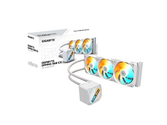 GIGABYTE AERO 360 liquid CPU Cooler, 360mm Radiator with 3x 120mm low noise ARGB Fans, compatible with Intel LGA 1851, 1700, 115X, 1200, and AMD...