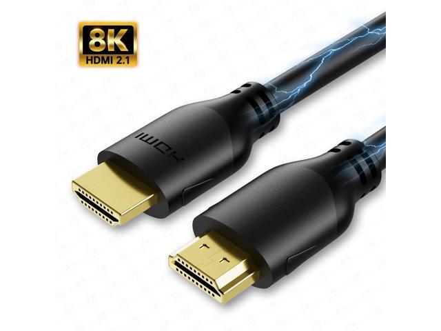 Mrocioa 8K HDMI Cable 6.6FT/2M, High Speed HDMI Cable Cord 4K@120Hz 8K@60Hz for Computer/PS5/Xbox/TV/Nintendo Switch/video system