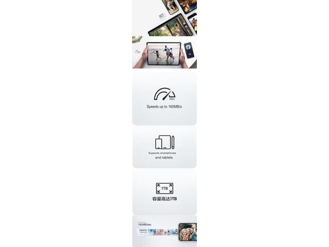 Samsung Micro SDXC EVO Plus 160MB/s Flash Memory Card 1TB