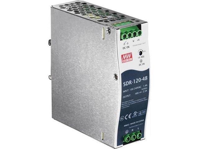 TRENDnet TI-S12048 DIN Rail 48V 120W Power Supply for TI-PG541