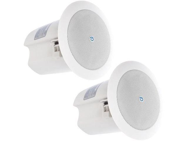 Atlas Sound FAP40T 4' In-Ceiling Speaker with 16W 70V, 100V Transformer and Ported Enclosure - Set of 2