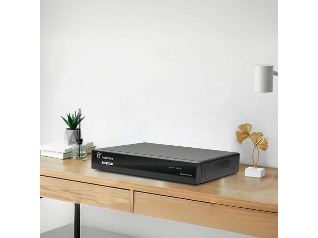 TIGERSECU Super HD 1080P 4 Channel DVR Security Recorder with 2TB Hard Drive, Hybrid 6-in-1 CCTV DVR Recorder Compatible with 2MP and 5MP TVI, AHD,...