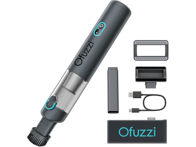 Ofuzzi H8 Apex Car Vacuum Cleaner, Portable Handheld Vacuum with 12000Pa High Power, Ultra-Lightweight 1.2lbs, USB-C Fast Charging, Mini Car Vacuum...
