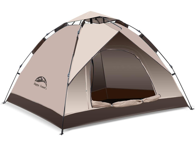 Happy Travel 2/4 Person Camping Tent, Instant Easy Pop Up Tents for Camping
